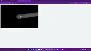 Thermometer made in vPython Horizontal
