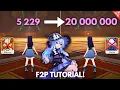 F2P:- Manekin 20 Million Nuke Tutorial !! [ Genshin Impact ]