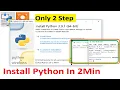 How to Install Python 3x or latest version on Windows System In English