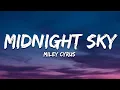 Download Lagu Miley Cyrus - Midnight Sky (Lyrics)
