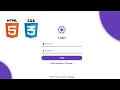 - login page using html and css Responsive Animation Web design and development tutorials