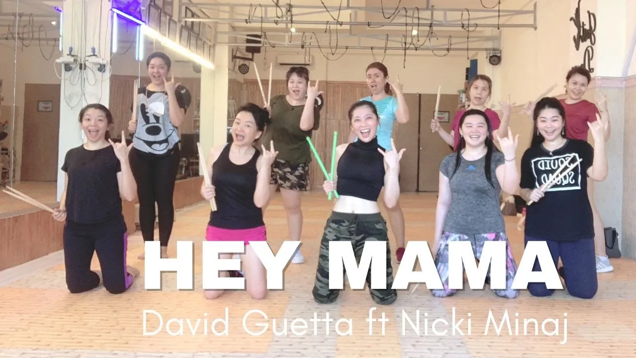 Hey Mama David Guetta ft. Nicki Minaj | Poundfit | Stick Drumming Workout | Dance Fitness With Linda Hey Mama David Guetta ft. Nicki Minaj | Poundfit | Stick Drumming Workout | Dance Fitness With Linda