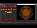 Make Rangoli using python turtle Rangoli make from python turtle expertcoding3624