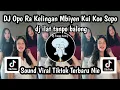 Lagu DJ OPO RA KELINGAN MBIYEN KUI KUE SOPO DJ ILAT TANPO BALONG  SOUND TRENDING TIKTOK TERBARU NIE 