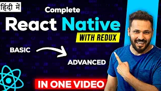 React Native full Course with Redux in Hindi Complete React-native in One