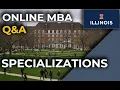 UIUC Online MBA Q A What Specializations Are Offered