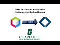 Transferring Code from Netbeans to CodingRooms ITSC-1213