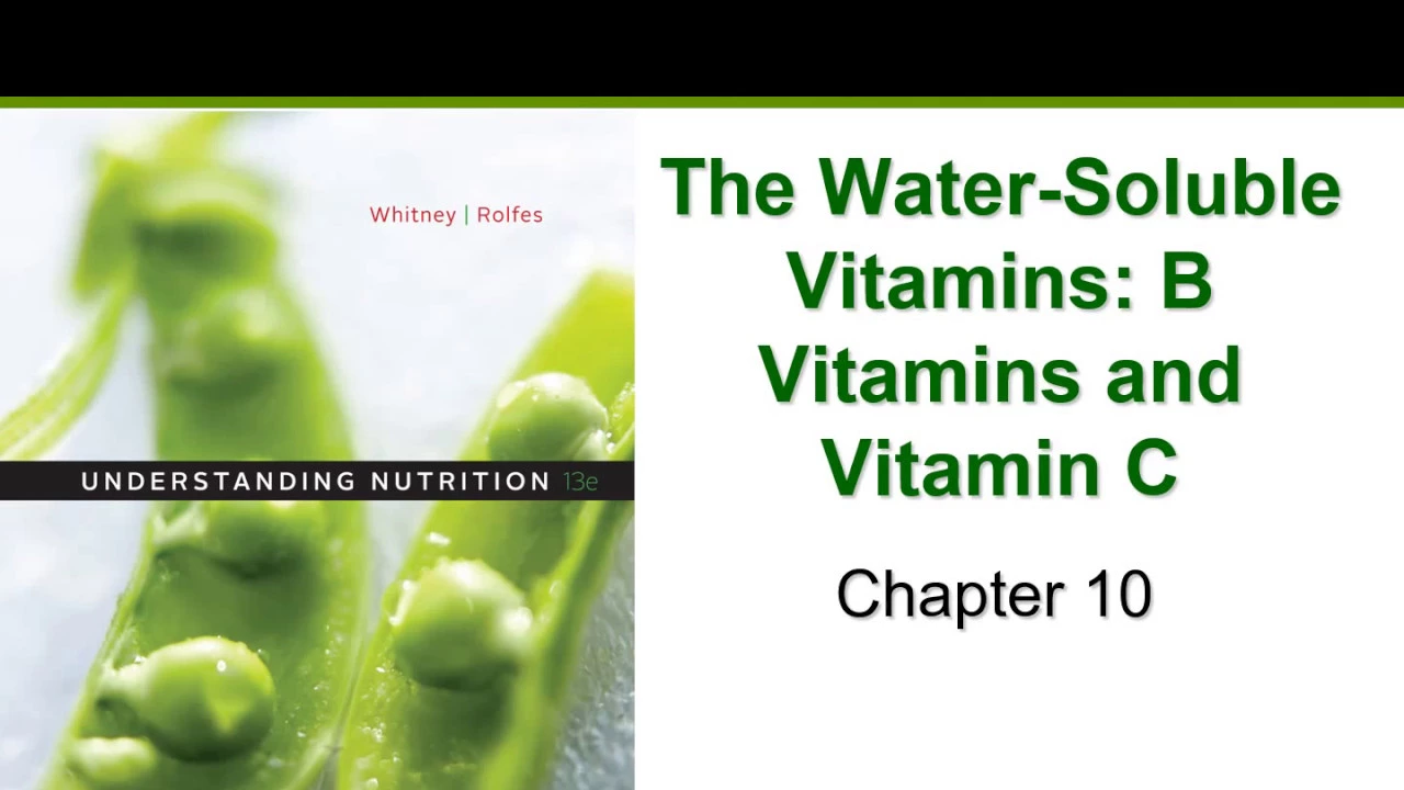 The Water Soluble Vitamins (Chapter 10)