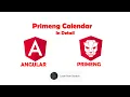 Angular Primeng Calendar In Detail