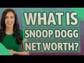 What is Snoop Dogg net worth