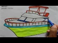 Coloring Pages - How To Coloring Boat Coloring Book