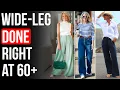 7 GENIUS Ways To Style Wide-Leg Pants Over 60 To Look Instantly ELEGANT