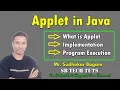 Applet in JAVA How to Run Applet Step by Step With Program Execution Java Programming