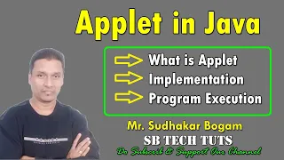 Applet in JAVA How to Run Applet Step by Step With Program Execution Java Programming