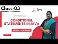 Java FullStack Class 03 Conditional Statements In Java Java FullStack Tutorial for Beginners