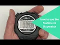 How To Use The Fastime 01 Stopwatch