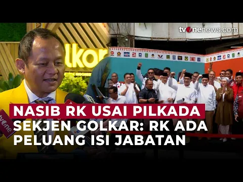 Nasib RK Usai Kalah Pilkada, Sekjen Golkar Akan Bahas Posisi RK di Pemerintahan