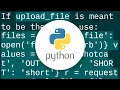How to upload file with python requests