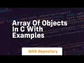 array of objects in c with examples