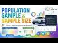 Population Sample Sample Size in Python Automotive Consumer Analytics Project