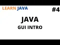 Learn JAVA GUI intro Tutorial Java programming for beginners Cool Techy Guy
