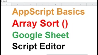 Part 3 - Simple Array Sort in Appscript-Number String Sorting Error in JavaScript