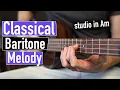 Lagu Beautiful CLASSICAL Melody on BARITONE Ukulele ... (Studio in A minor)