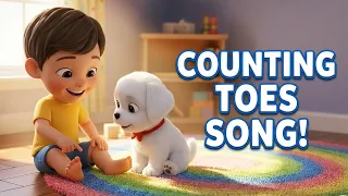 Kids Songs - Little Puppy Little Toes 🦶 Tiny Toes, One by One | Baby Song | Nursery Rhymes -14