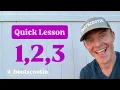 1 2 3 Line Dance - Quick LESSON w