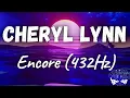 Cheryl Lynn - Encore (432Hz)