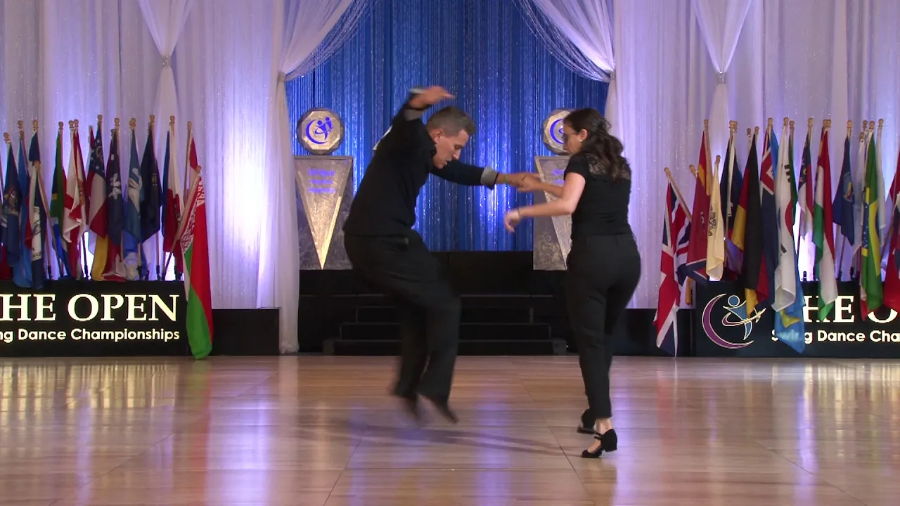 The Open 2018   1st Place Winners   Strictly Shag Finals   Brennar Goree and Torri Smith Zzaoui