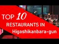 Top 10 best Restaurants in Higashikanbara-gun Japan