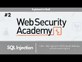 SQL Injection Lab 2 - SQL Injection UNION Attack Finding A Column Containing Text