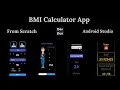 BMI CALCULATOR APP BUILDING APP FROM SCRATCH ANDROID STUDIO