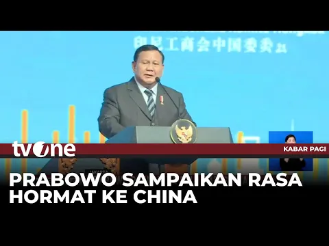 Prabowo Puji China Bela Palestina, Prabowo: China Konsisten Melawan Penindasan