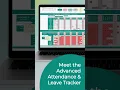 Advanced Employee Attendance Leave Tracker Excel Google Sheets New HR Features