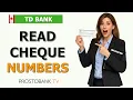 How to Read a TD Bank Canada Cheque Find Your Account Transit Institution Number Quickly