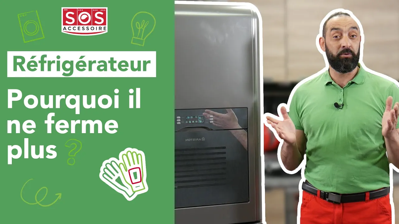 Pourquoi la porte de mon frigo ne ferme pas ? - SOS Accessoire