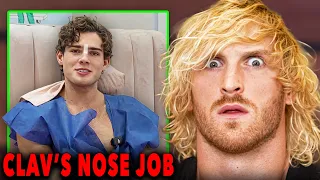 Logan Paul Reacts to Clavicular's VIRAL Nose Job!