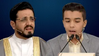 شاب معجزة يقلد عشرة من كبار القراء المصريين محفل القران دندنها