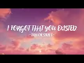 Taylor Swift - I Forgot That You Existed (Lyric Video)