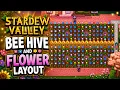 Making my Stardew Valley Bee Hive layout