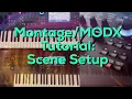 Yamaha Montage Montage M MODX MODX Tutorial Scene Setup Basics
