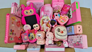 PINK STATIONARY COLLECTION🩷Geometry, Piggybank, Lunchbox, Pen, Sharpener, Board, Coloring kit etc