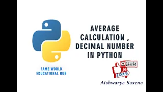 - Average Calculation Program