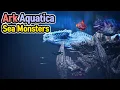 Ark Aquatica Sea Monster Size Comparison
