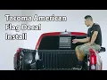 How To Install American Flag Decal On Your Pick-Up Truck