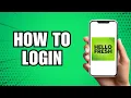 How To Login To Your HelloFresh Account