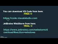 Installation VS Code Webstorm