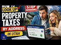 How to look up property taxes by address in Utah